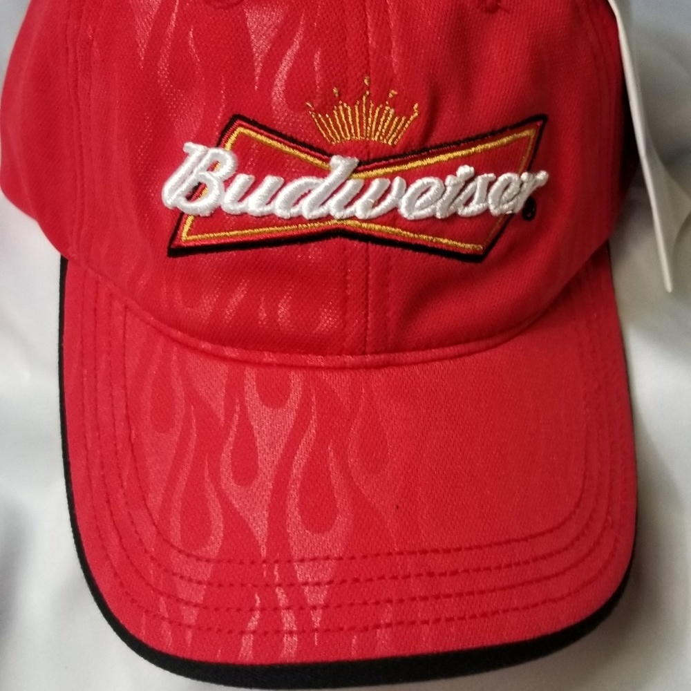Budweiser flame monogram Dale Jr nascar hat